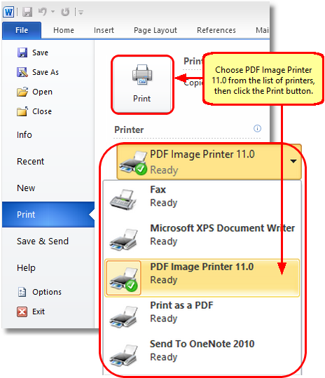 Print Word as PDF | Virtual PDF Printer for Word Docs