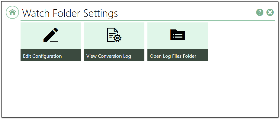 Clicking a tile above with take you to the help for that tile.