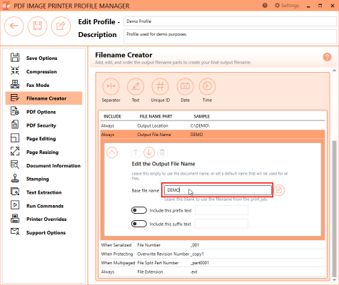 CreateCustomFilenameOutputFilename2-PDF