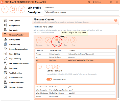 CustomFilenameUniqueFileIDGUID-PDF