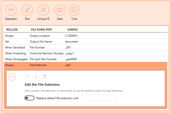 ProfileManagerFilenameCreatorTabFileExtension-PDF