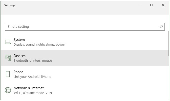 Windows10SettingsDevices