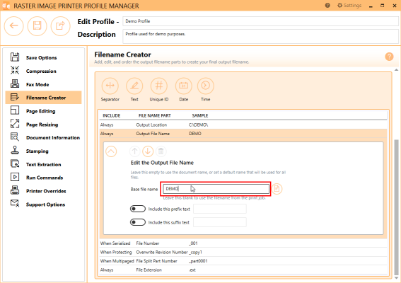 CreateCustomFilenameOutputFilename2-RAS