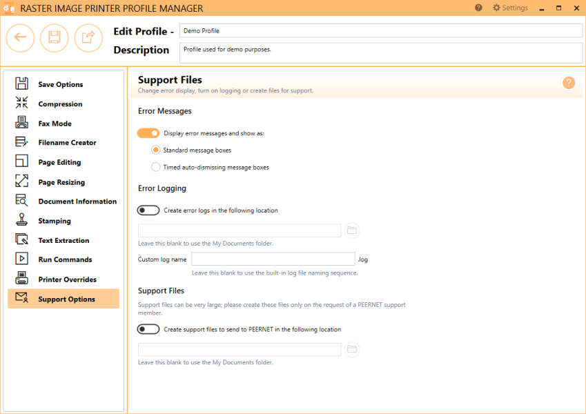 ProfileManagerSupportOptionsTab-RAS