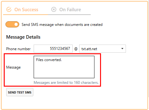 SendSMSMessage-RAS