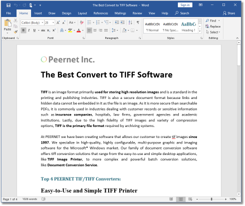 OpenWordDocument