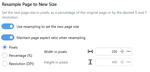 ProfileManagerPageResizingTabResamplePage