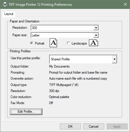Settings-Printers-Preferences