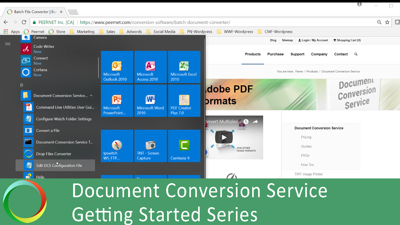 Configure Document Conversion Service