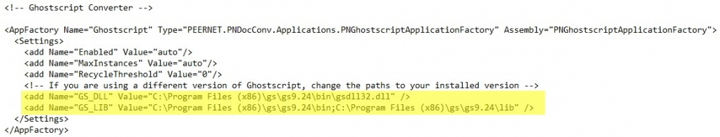 Ghostscript 9.24 Enabled DCS Configuration File