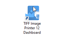 Open printer dashboard from desktop shortcut