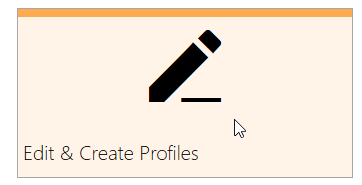 Launch profile manager to create a custom profile