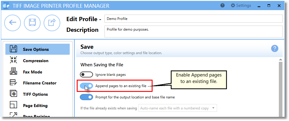 Save-Options-Append-To-Existing-File