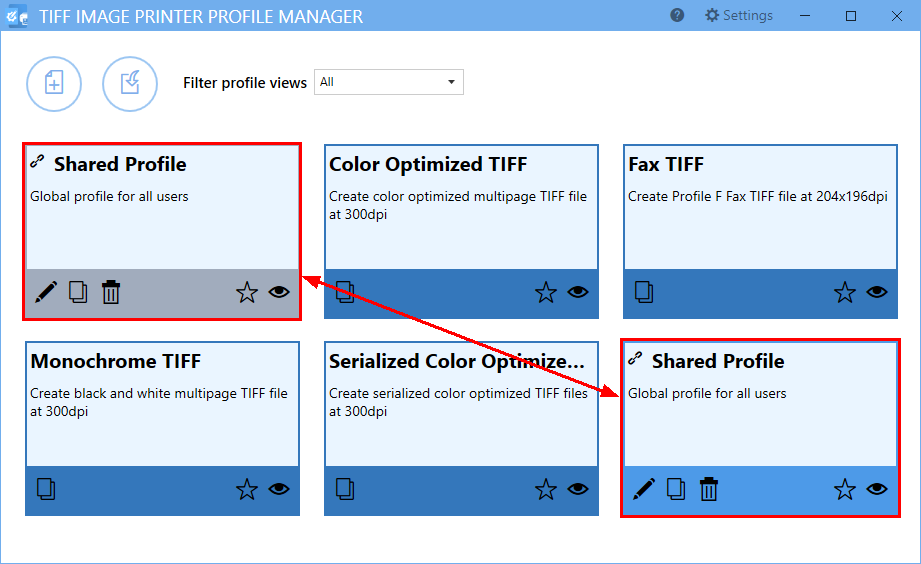 New Lock Printer Linked Profile In Manager